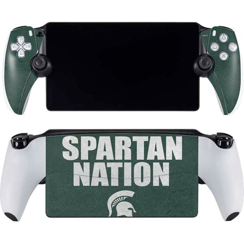 Michigan State University Spartans Nation PlayStation Portal Remote Player Skin