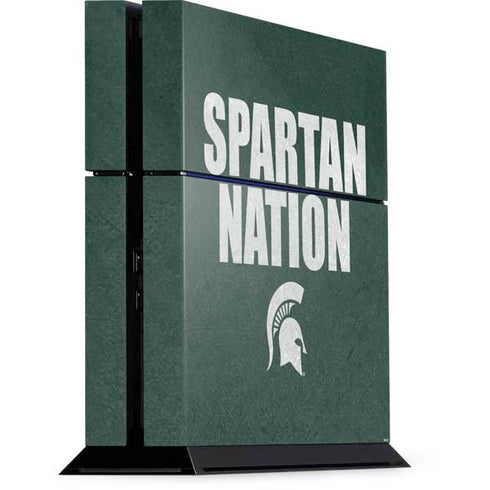 Michigan State University Spartans Nation PS4 Console Skin