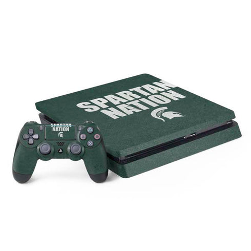 Michigan State University Spartans Nation PS4 Slim Bundle Skin