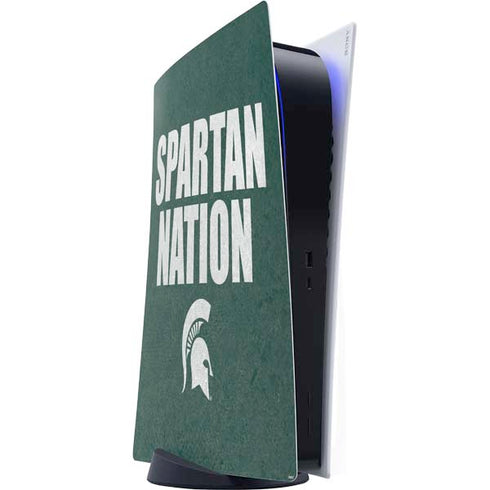 Michigan State University Spartans Nation PS5 Digital Edition Console Skin