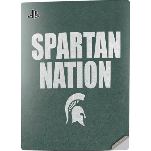 Michigan State University Spartans Nation PS5 Digital Edition Console Skin
