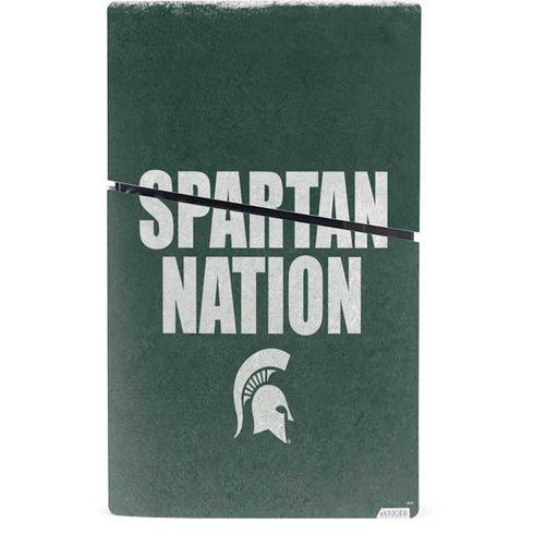 Michigan State University Spartans Nation PS5 Slim Digital Edition Console Skin