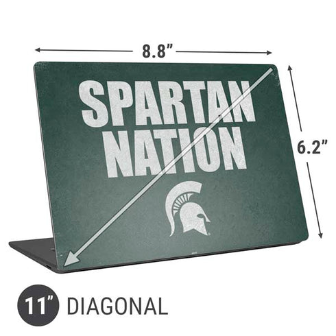 Michigan State University Spartans Nation Universal Laptop 11in (8.8 x 6.2in) Skin
