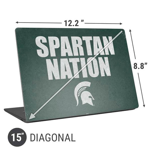 Michigan State University Spartans Nation Universal Laptop 15in (12.2 x 8.8in) Skin
