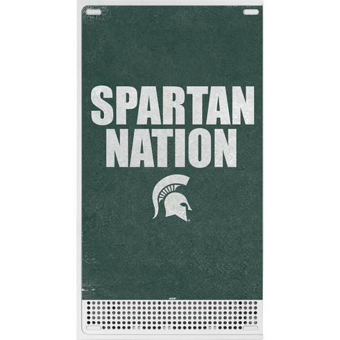 Michigan State University Spartans Nation Xbox Series S Bundle Skin
