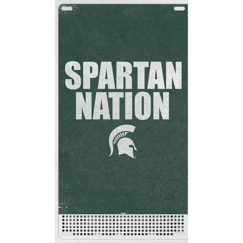 Michigan State University Spartans Nation Xbox Series S Console Skin