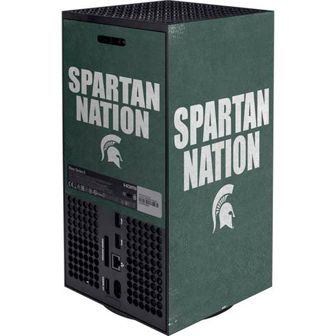 Michigan State University Spartans Nation Xbox Series X Bundle Skin