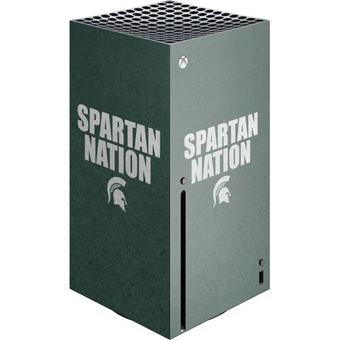 Michigan State University Spartans Nation Xbox Series X Console Skin