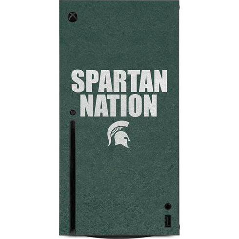 Michigan State University Spartans Nation Xbox Series X Console Skin