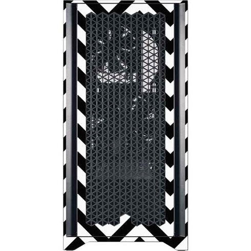 Michigan State University Spartans S Chevron Corsair 4000D Tempered Glass Mid-Tower ATX Case Skin