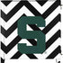Michigan State University Spartans S Chevron Corsair 4000D Tempered Glass Mid-Tower ATX Case Skin
