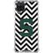 Michigan State University Spartans S Chevron Galaxy A12 Clear Case