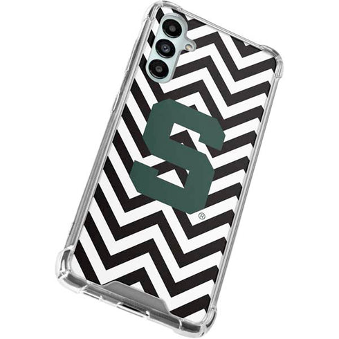 Michigan State University Spartans S Chevron Galaxy A15 5G Clear Case