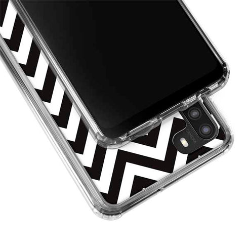 Michigan State University Spartans S Chevron Galaxy A21 Clear Case