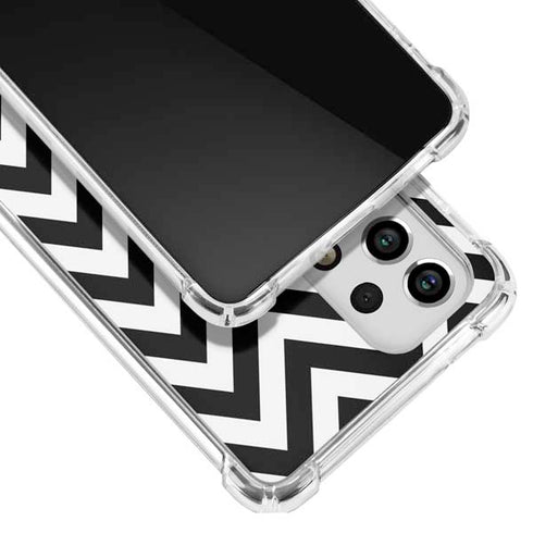 Michigan State University Spartans S Chevron Galaxy A53 5G Clear Case