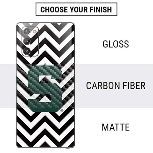 Michigan State University Spartans S Chevron Galaxy Note20 5G Skin