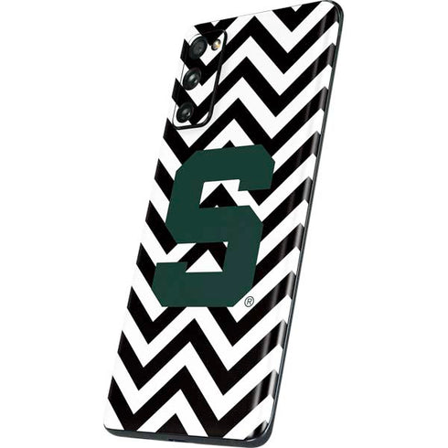Michigan State University Spartans S Chevron Galaxy S20 Fan Edition Skin