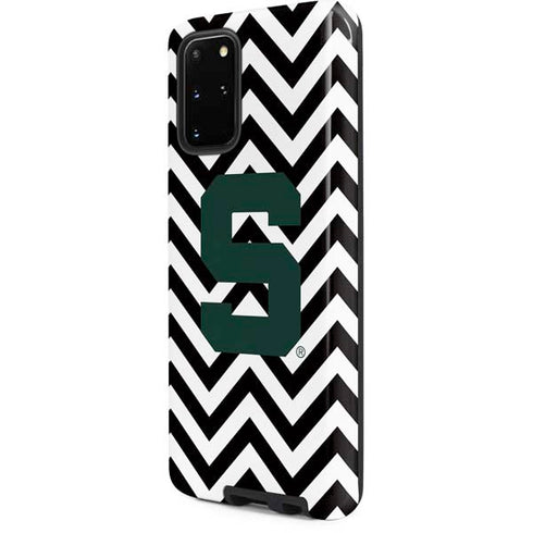Michigan State University Spartans S Chevron Galaxy S20 Plus Pro Case