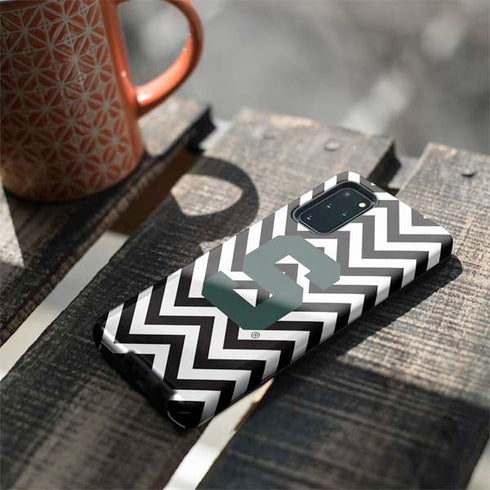 Michigan State University Spartans S Chevron Galaxy S20 Plus Pro Case
