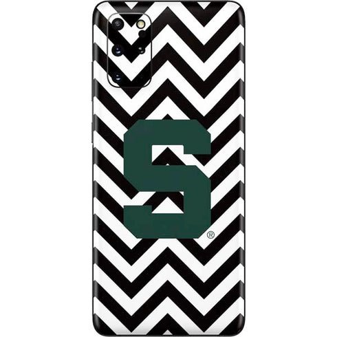 Michigan State University Spartans S Chevron Galaxy S20 Plus Skin