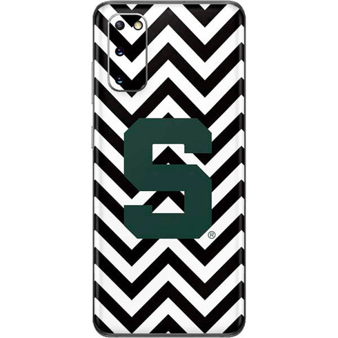 Michigan State University Spartans S Chevron Galaxy S20 Skin