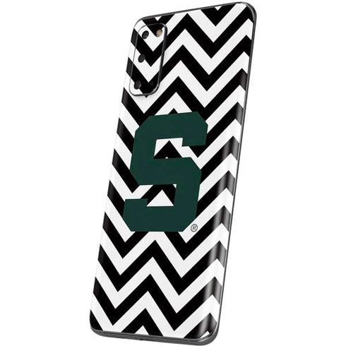 Michigan State University Spartans S Chevron Galaxy S20 Skin