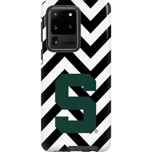 Michigan State University Spartans S Chevron Galaxy S20 Ultra 5G Pro Case