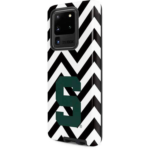 Michigan State University Spartans S Chevron Galaxy S20 Ultra 5G Pro Case