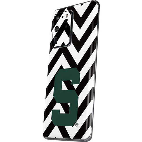 Michigan State University Spartans S Chevron Galaxy S20 Ultra 5G Skin