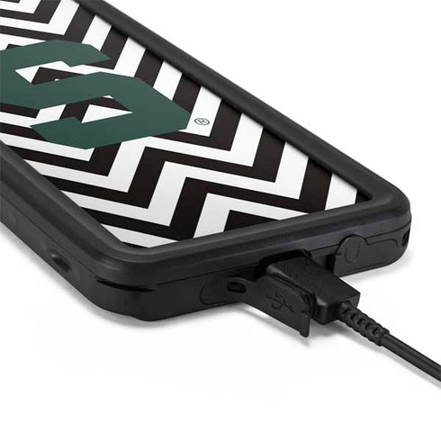 Michigan State University Spartans S Chevron Galaxy S20 Waterproof Case
