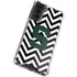 Michigan State University Spartans S Chevron Galaxy S21 5G Clear Case