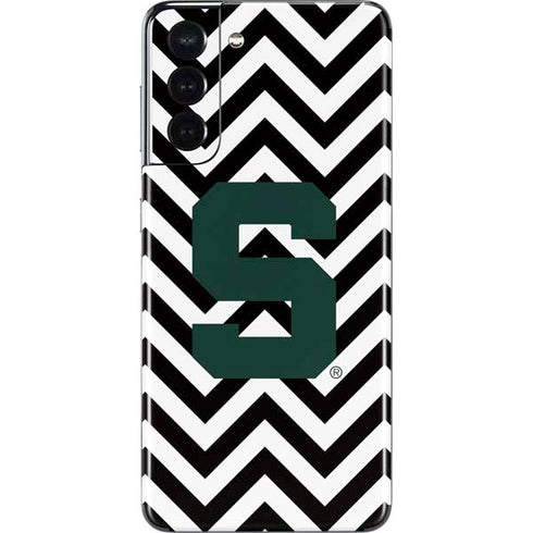 Michigan State University Spartans S Chevron Galaxy S21 5G Skin