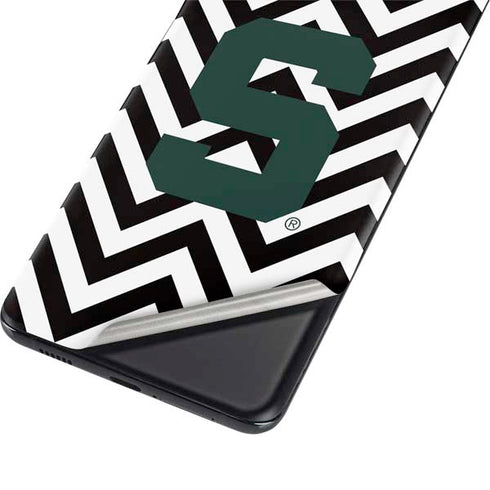 Michigan State University Spartans S Chevron Galaxy S21 5G Skin