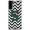 Michigan State University Spartans S Chevron Galaxy S21 FE Clear Case