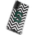 Michigan State University Spartans S Chevron Galaxy S21 FE Clear Case