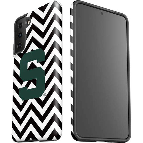 Michigan State University Spartans S Chevron Galaxy S21 FE Pro Case