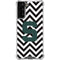 Michigan State University Spartans S Chevron Galaxy S21 Plus 5G Clear Case