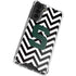 Michigan State University Spartans S Chevron Galaxy S21 Plus 5G Clear Case