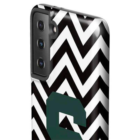 Michigan State University Spartans S Chevron Galaxy S21 Plus 5G Pro Case