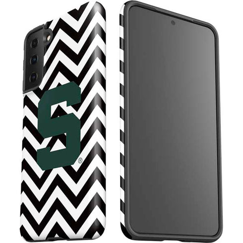 Michigan State University Spartans S Chevron Galaxy S21 Plus 5G Pro Case