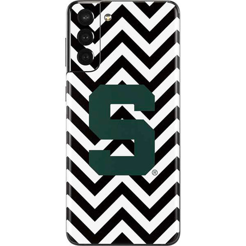 Michigan State University Spartans S Chevron Galaxy S21 Plus 5G Skin