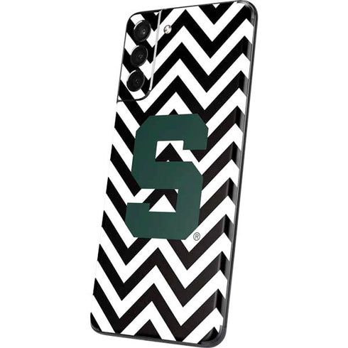Michigan State University Spartans S Chevron Galaxy S21 Plus 5G Skin