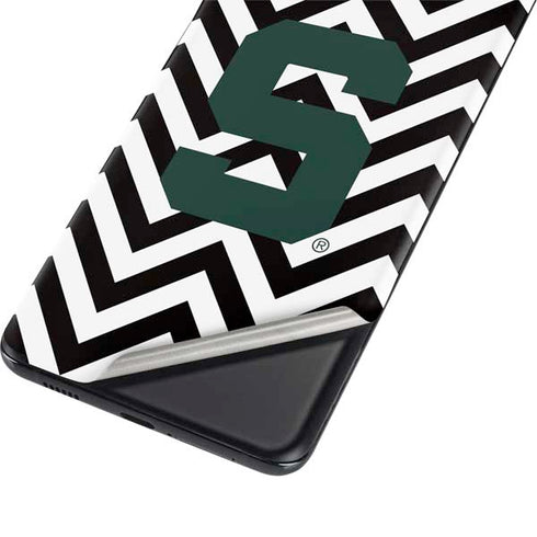 Michigan State University Spartans S Chevron Galaxy S21 Ultra 5G Skin