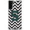 Michigan State University Spartans S Chevron Galaxy S22 Plus Clear Case