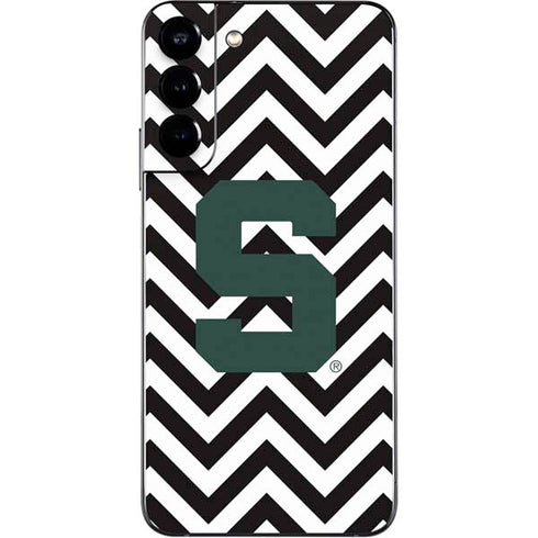 Michigan State University Spartans S Chevron Galaxy S22 Plus Skin