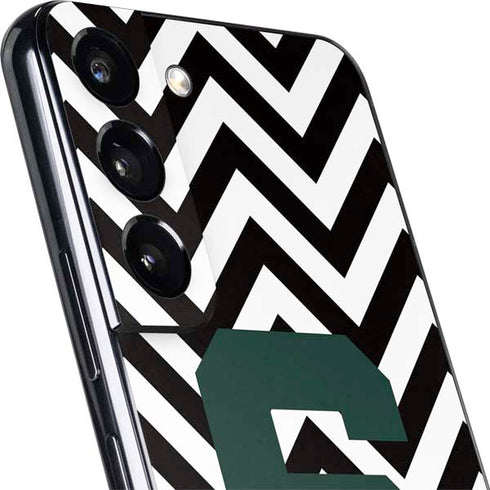 Michigan State University Spartans S Chevron Galaxy S22 Plus Skin