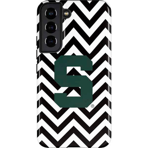 Michigan State University Spartans S Chevron Galaxy S22 Pro Case
