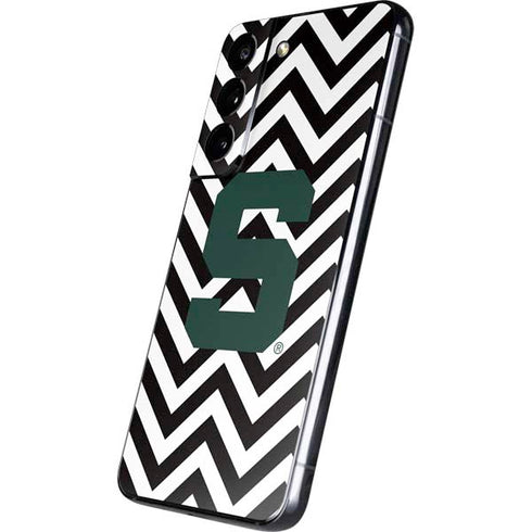 Michigan State University Spartans S Chevron Galaxy S22 Skin