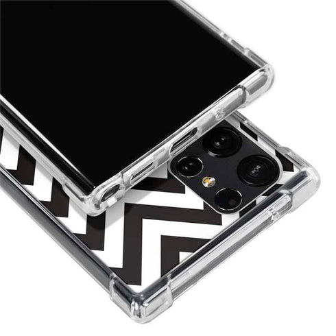 Michigan State University Spartans S Chevron Galaxy S22 Ultra Clear Case