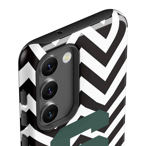 Michigan State University Spartans S Chevron Galaxy S23 Plus Pro Case
